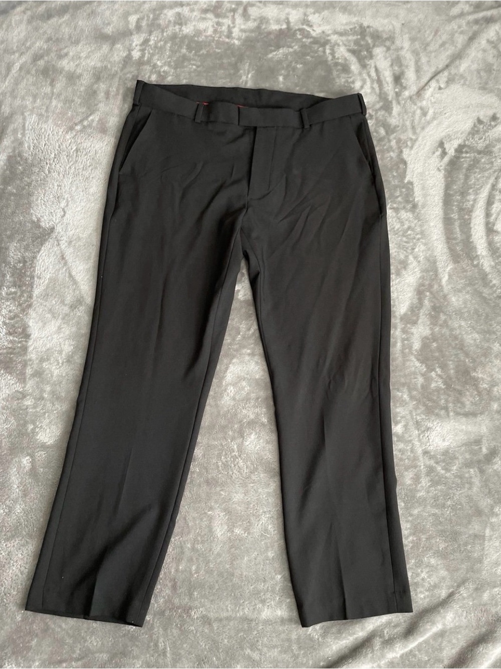 Van Heusen Black Chinos - Slim Dress Casual